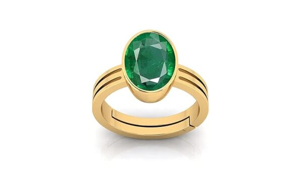 Panchadhatu Natural Emerald Ring Stone Original Certified Panna Gemstone 2.25 Ct to 12.25 Ct